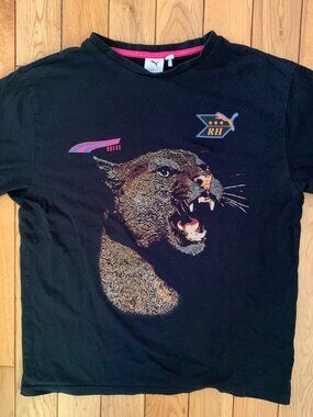 Rhude X Puma Tshirt Men's Small Black Collab